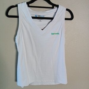 IBKUL Isleworth Open Back Tank Top White Golf XS